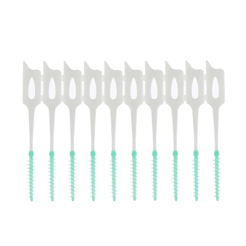 

40 шт., стоматологические супермягкие силиконовые межзубные щетки, зубная нить, зубочистки, щетка для чистки, гигиена полости рта, уход за полостью рта
