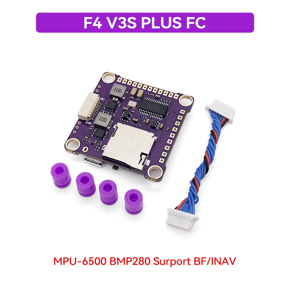 9IMOD F4 V3S PLUS Flight Control FC Support BetaFlight/INAV 5V 9V Dual Output 4in1 BLS-50A/60A ESC Stack for RC FPV Drone