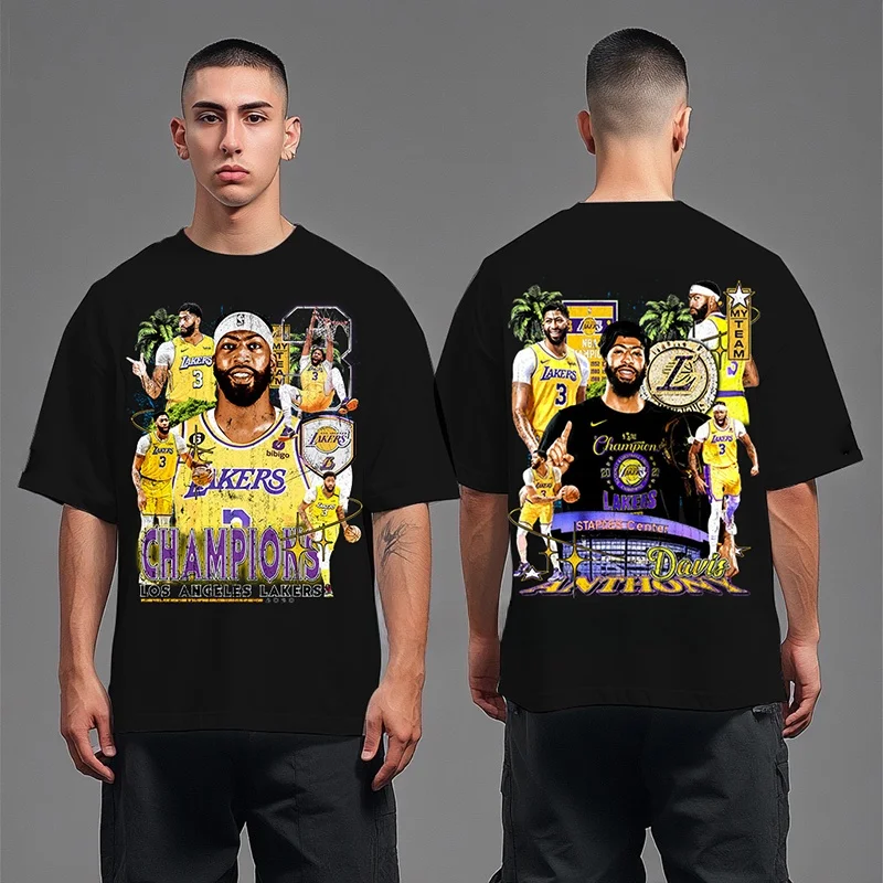 

Футболки Homage Tees с принтом Антони Дэвиса, американского баскетболиста, в стиле ретро, уличная футболка с коротким рукавом, из чистого хлопка, молодежная, летняя, модная.