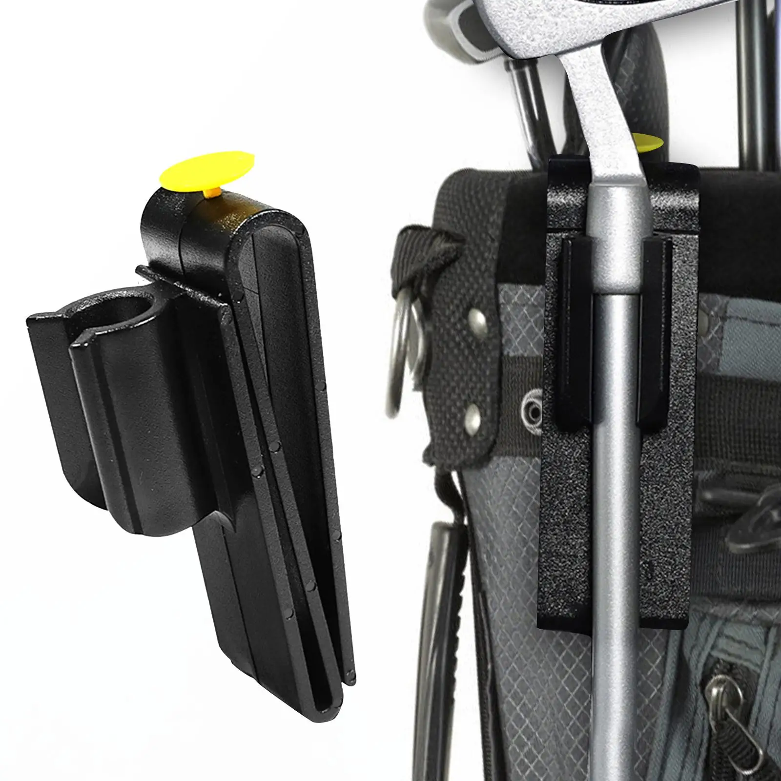 

Golf Club Bag Holder Clip Putting Clip Golf Club Bag Clip on Putter Holder for Hitting Putting Practice Outdoor Training Adults