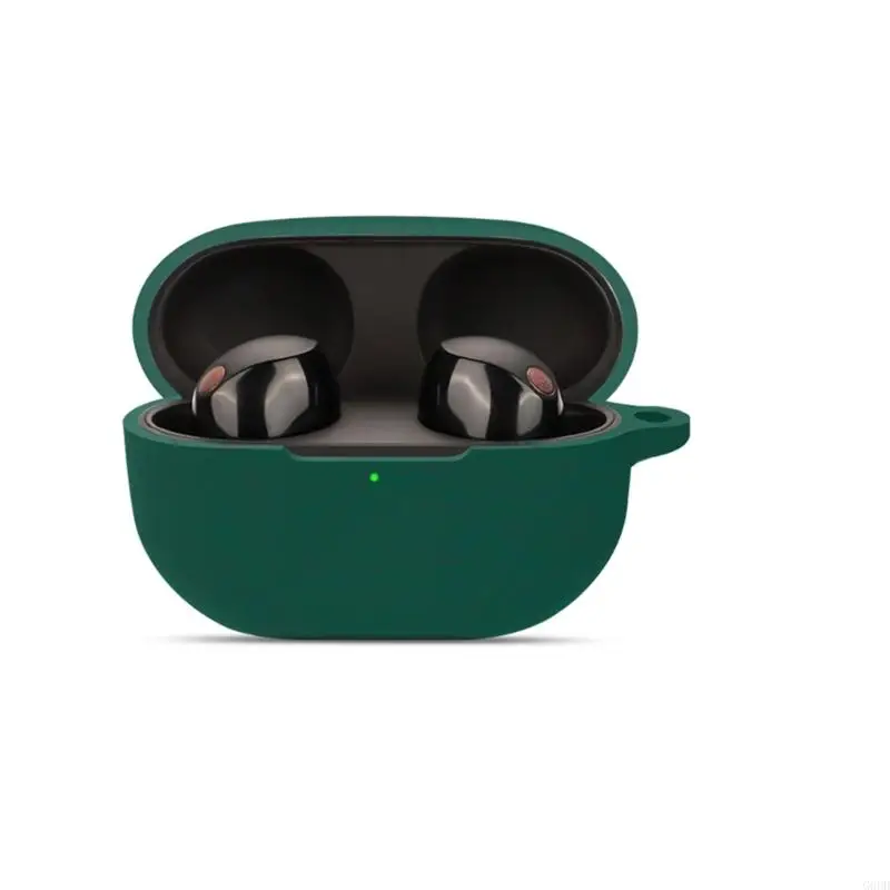 G6DD Защитный корпус для наушников, совместимый с WF-1000XM5 мягкой крышкой, воздухопроницаемые оболочки, промытый корпус, рамка