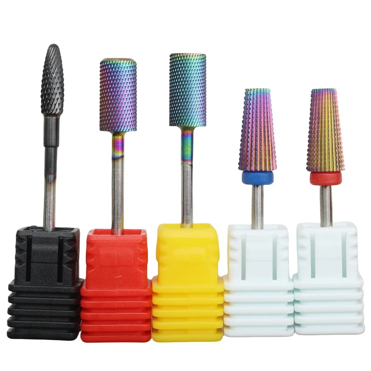 Easy Nail Professional Carbide Nail Drill Bit Tapered Milling Cutter for Manicure Remove Gel Acylic Tool Nails Drill Accessories