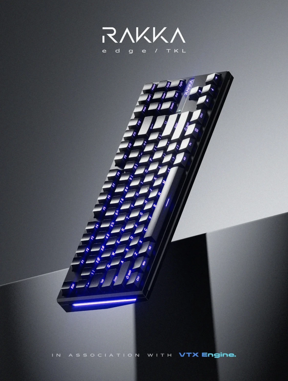 RAKKA 80 EDGE / MOBIUS Switch 87個 RAKKA 80 Edge Magnetic Switch Keyboard Mechanical Keyboard Type-c