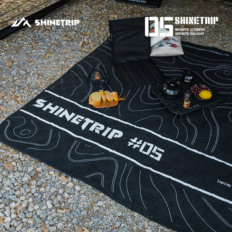 

ShineTrip Outdoor Ultrasonic Aluminum Film Picnic Mat Moisture-proof Mat Spring Outing Mat Waterproof Park Floor Mat