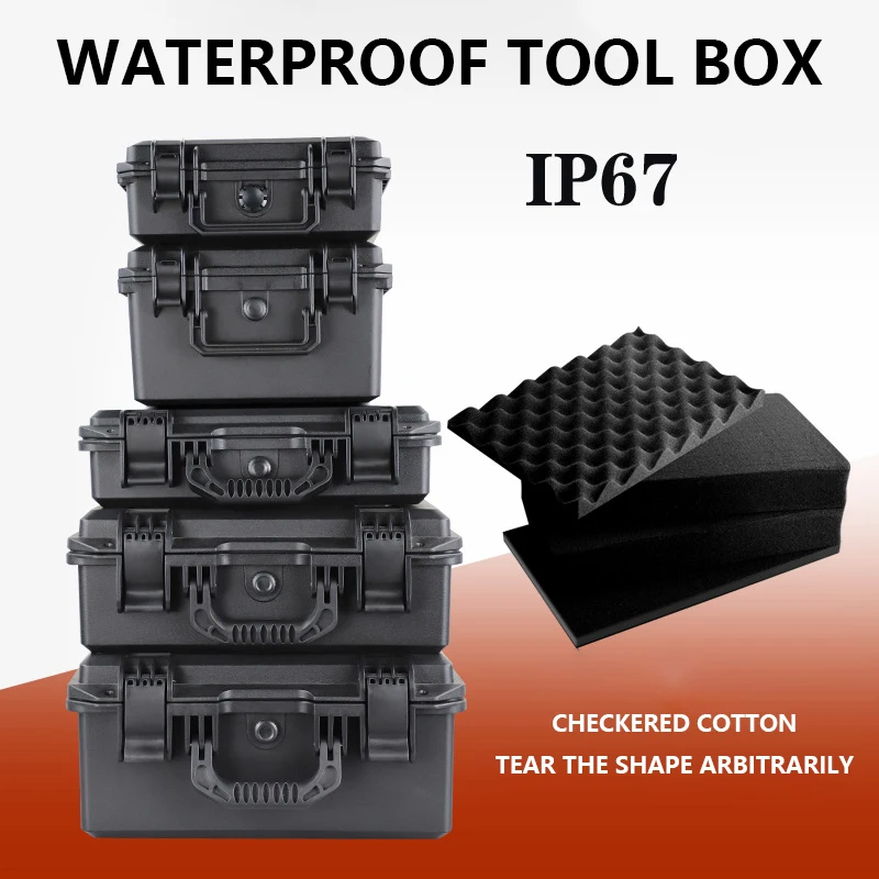 Portable Equipment Plastic Box Instrument Box Protective Box Shockproof Slr Camera Box Waterproof Toolbox (3035T)