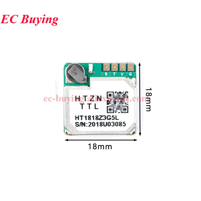 10 pièces/1 pièce HT1818Z3G5L avec Flash AT6558R GPS + BDS Beidou GLONASS Module de Position Navigation par synchronisation Satellite pour la surveillance de voiture