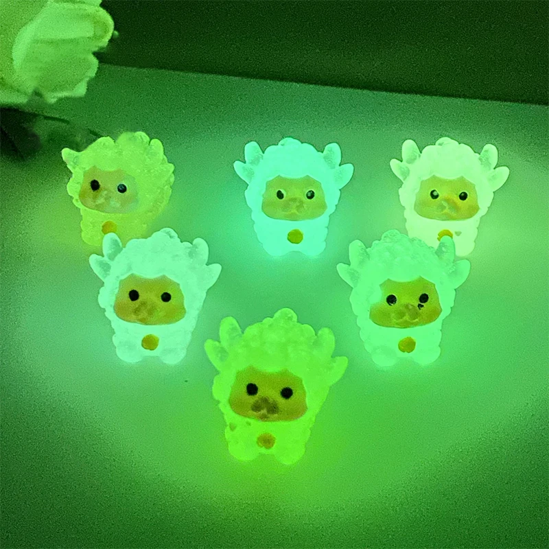 Luminous Cute Doll Small Ornaments DIY Keychain Pendant Car Ornament Accessories