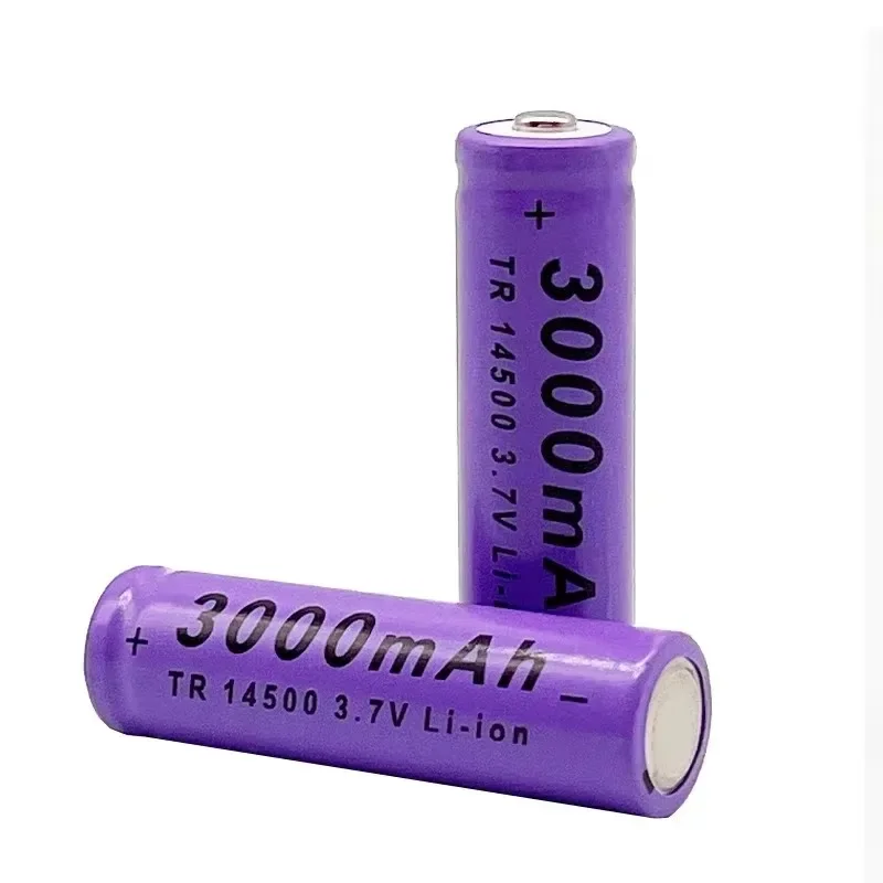 14500 lithium battery 2024 100% The latest  3.7V 3000mAh rechargeable battery for LED flashlight toy+charger