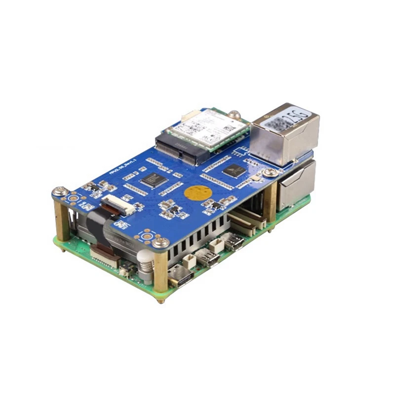 MPW2.5G For Raspberry Pi 5 Expansion Board PCIE To Wifi7 2.5G ETH With Wifi Module RTL8125 M.2 Ekey Interface For RPI 5