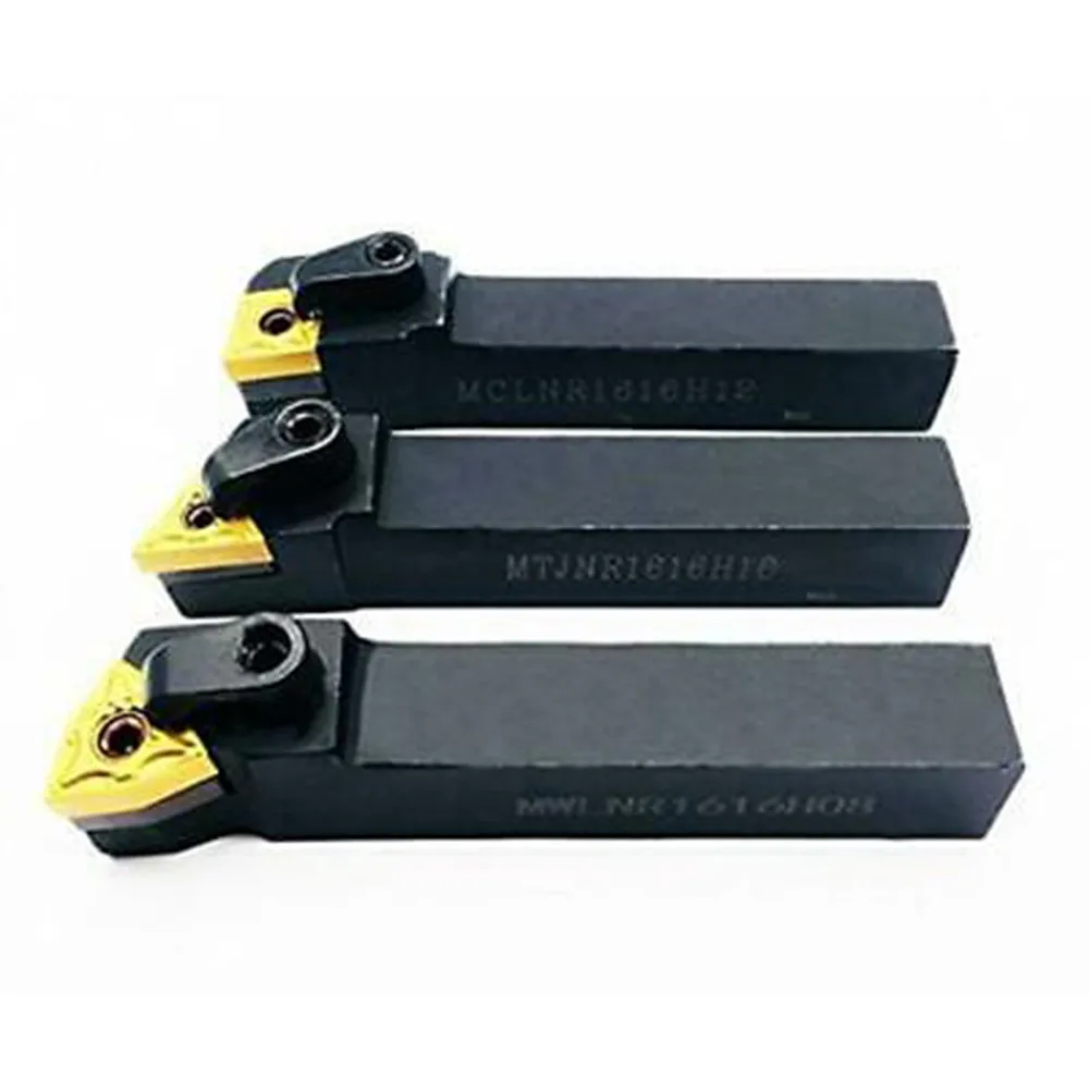 Reliable 5/8 CNC Lathe Outer Circle Indexable Carbide Turning Tool Bit Set, High Strength Blades, Long lasting Performance