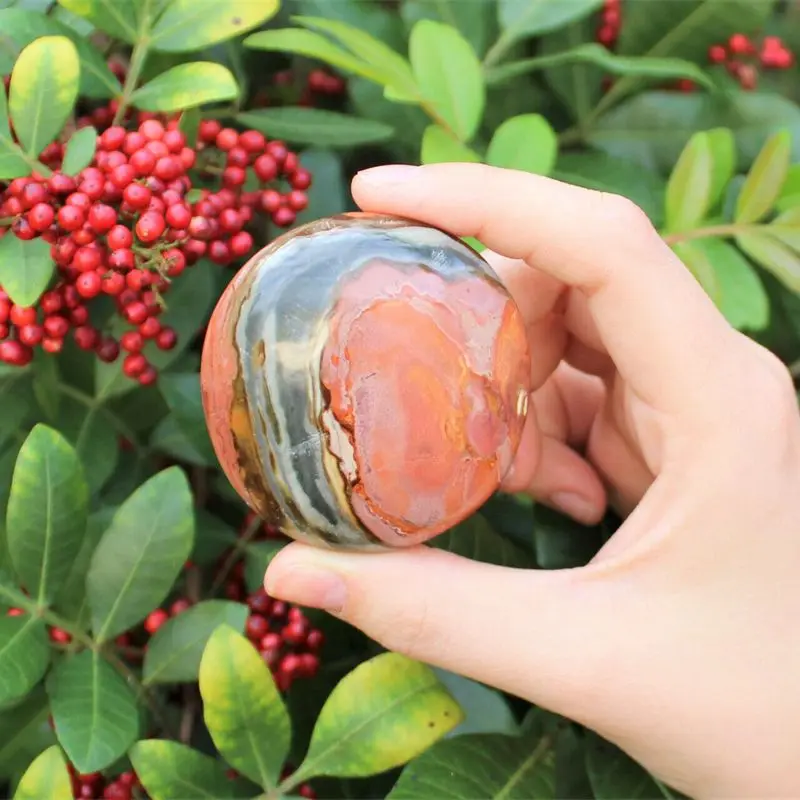 Natural Polychrome Jasper Ocean Stone Witchcraft Play Stones Decorative Collection Crystals Reiki Tumbled Gravel Healing Gifts
