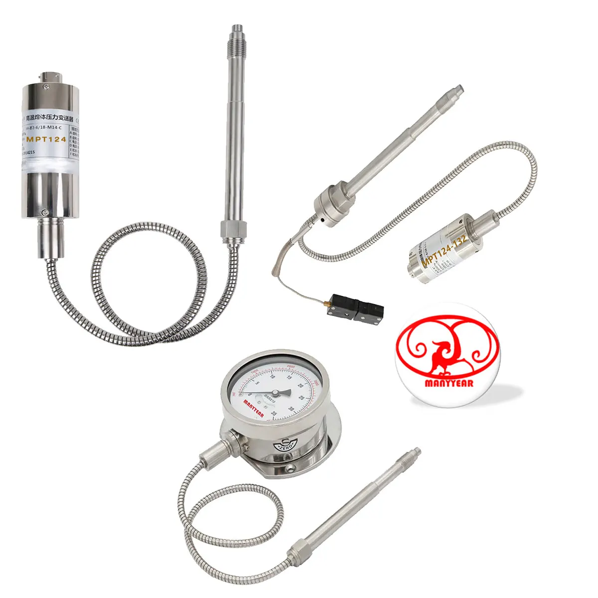 MPT124 machine high temperature melt pressure transmitter sensor