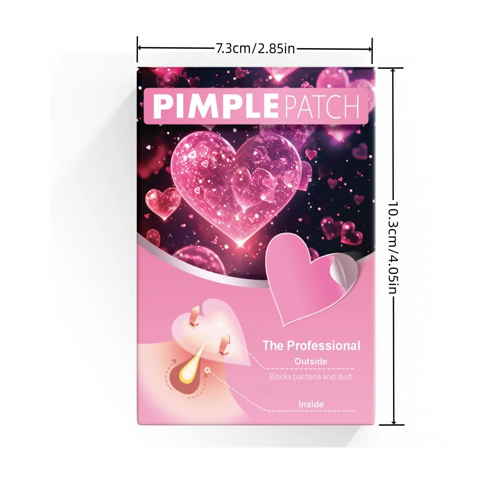 24 قطعة من رقعة حب الشباب، تغطي البثور وحب الشباب، رقعة بثرة حب الشباب لتغطية الزيت والعيوب، ملصقات بقعة للوجه والجلد.