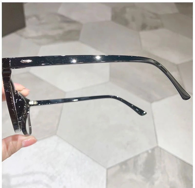 Elbru-gafas antiluz azul para miopía, montura transparente, protección para la visión, Unisex, sin prescripción