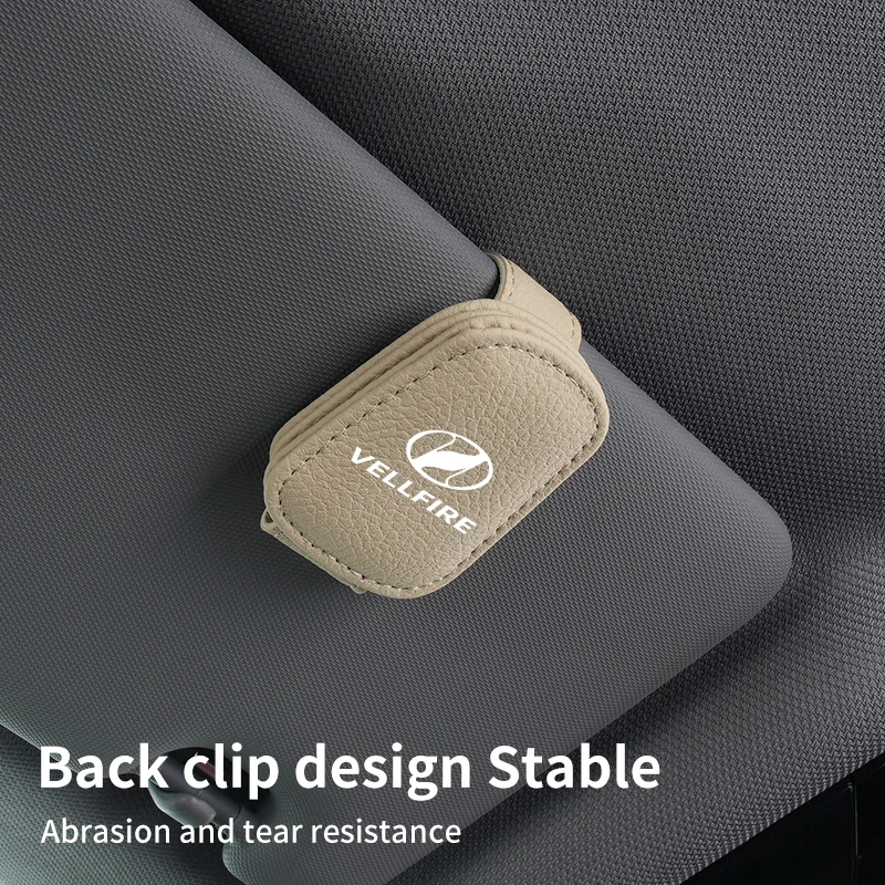 شعار السيارة قناع نظارات حامل النظارات الشمسية كليب لتويوتا Vellfire سوبرا أيجو برادو RAV4 هايلكس يارس كورولا 4 عداء كامري أفالون