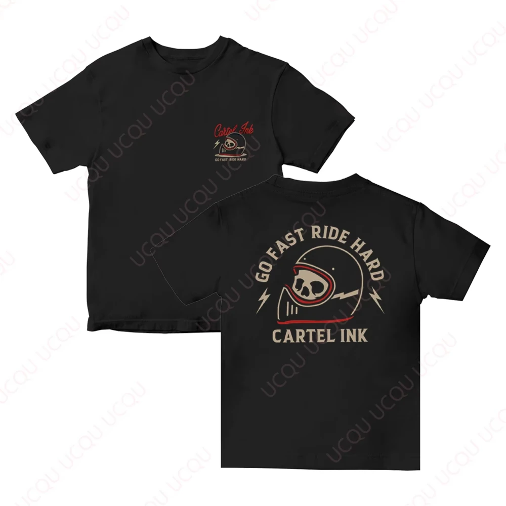 

Men's Motorcycle Vintage T-Shirt Retro Style Outdoor Equipe Unisex Summer Rider Motorcycle T-shirt Cool Gift 2025 Summer Fashion