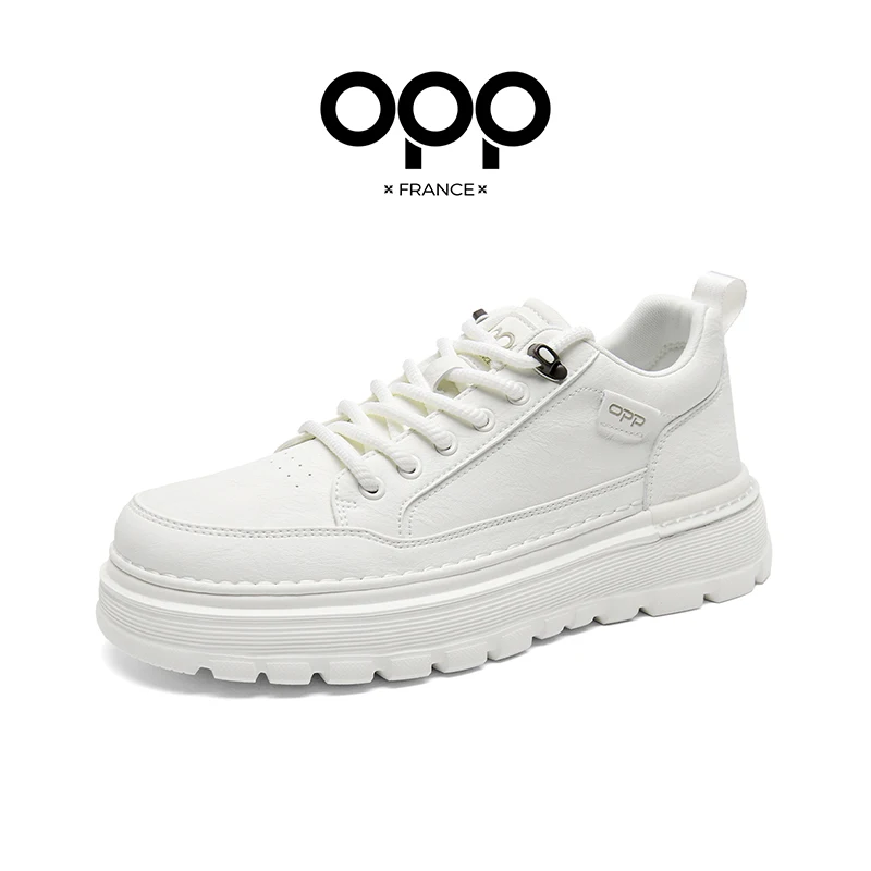 OPP Men's New work Shoes Flats With Running Blance Sports 574 Shoes Footwear Sneakers Genuine Leather work boots view 5