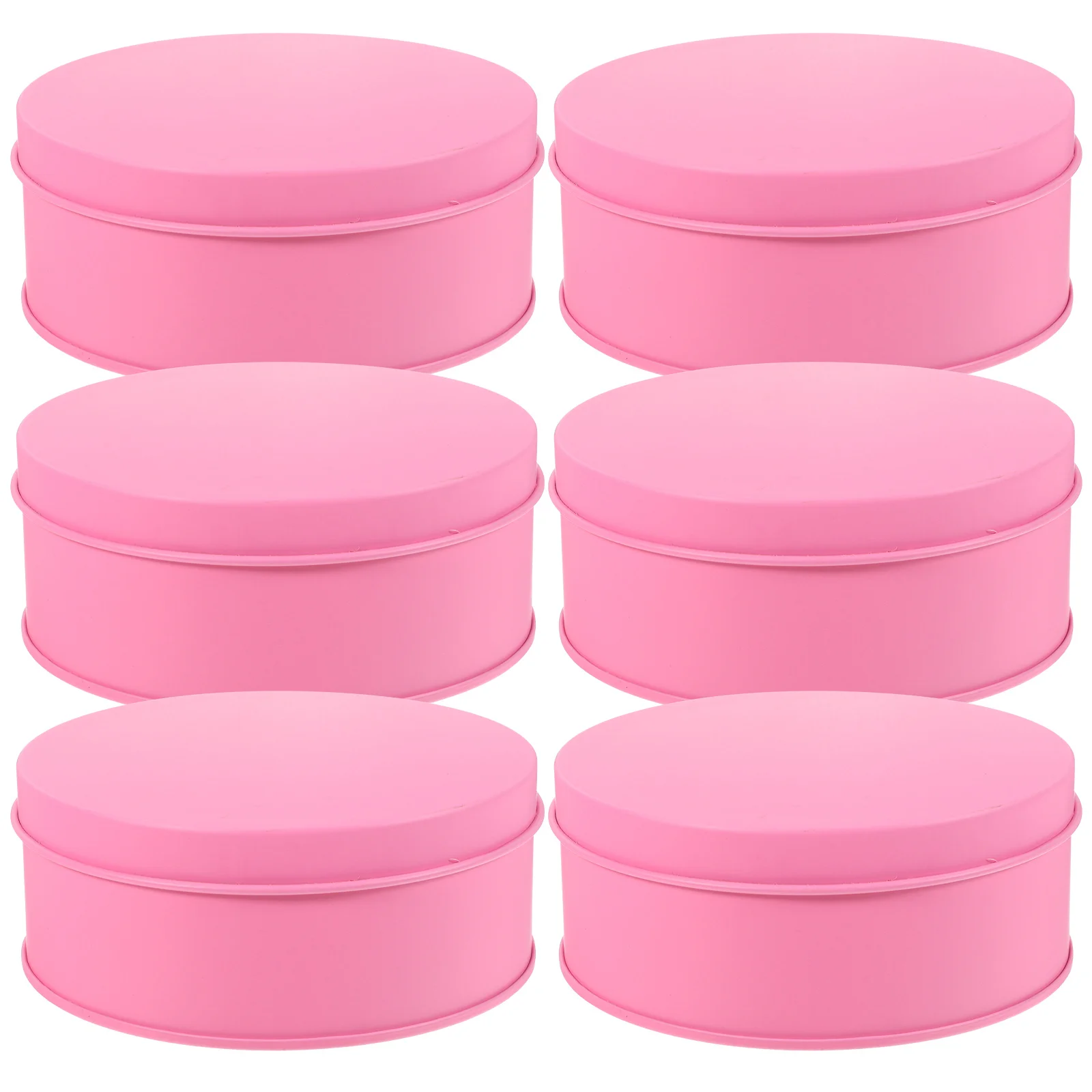 

6Pcs Cookies Tinplate Box Candy Storage Container Exquisite Gift Wrapping Organizer Cookies Candy Tins