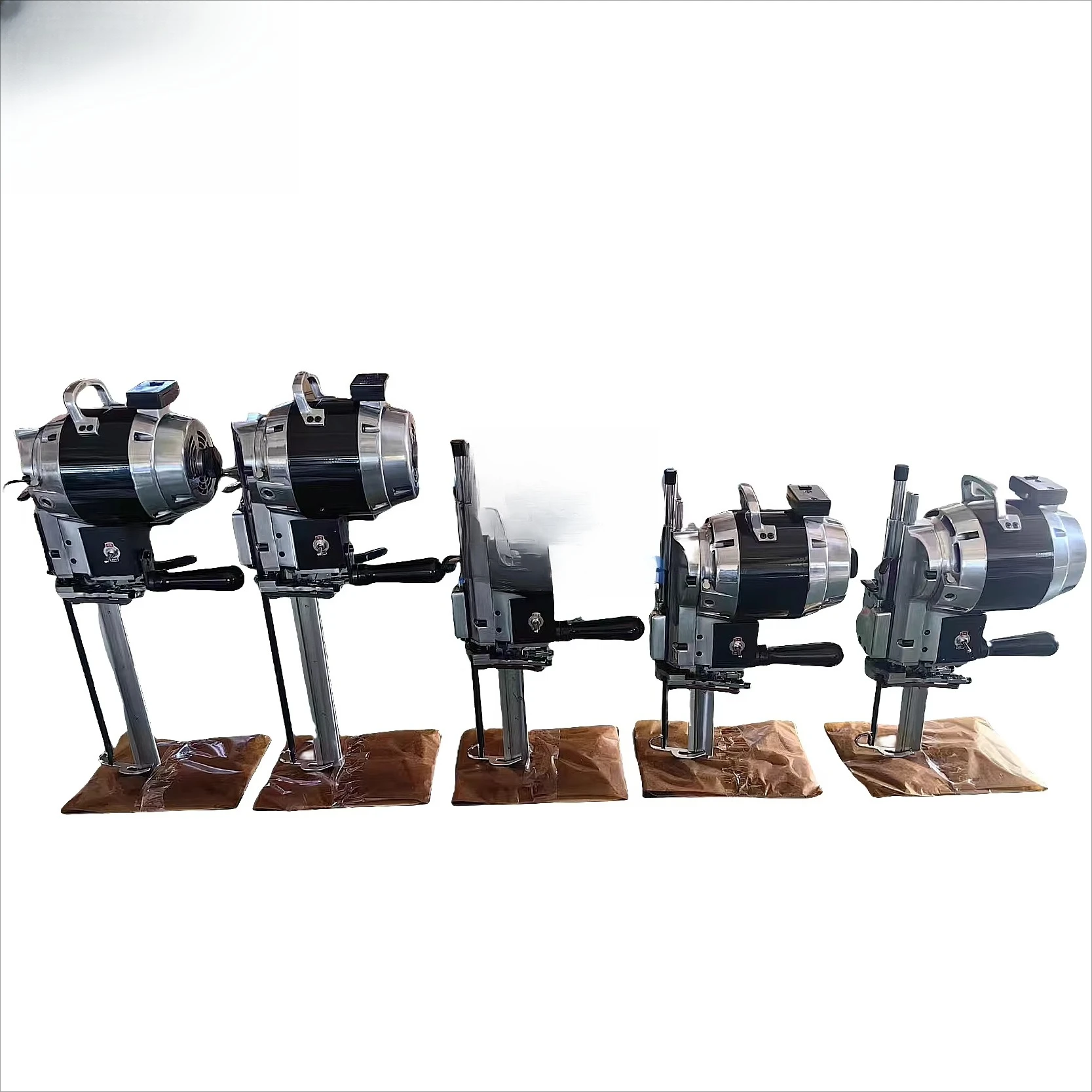 Portable Vertical Cloth Cutting Machine for Leather Skil Processing