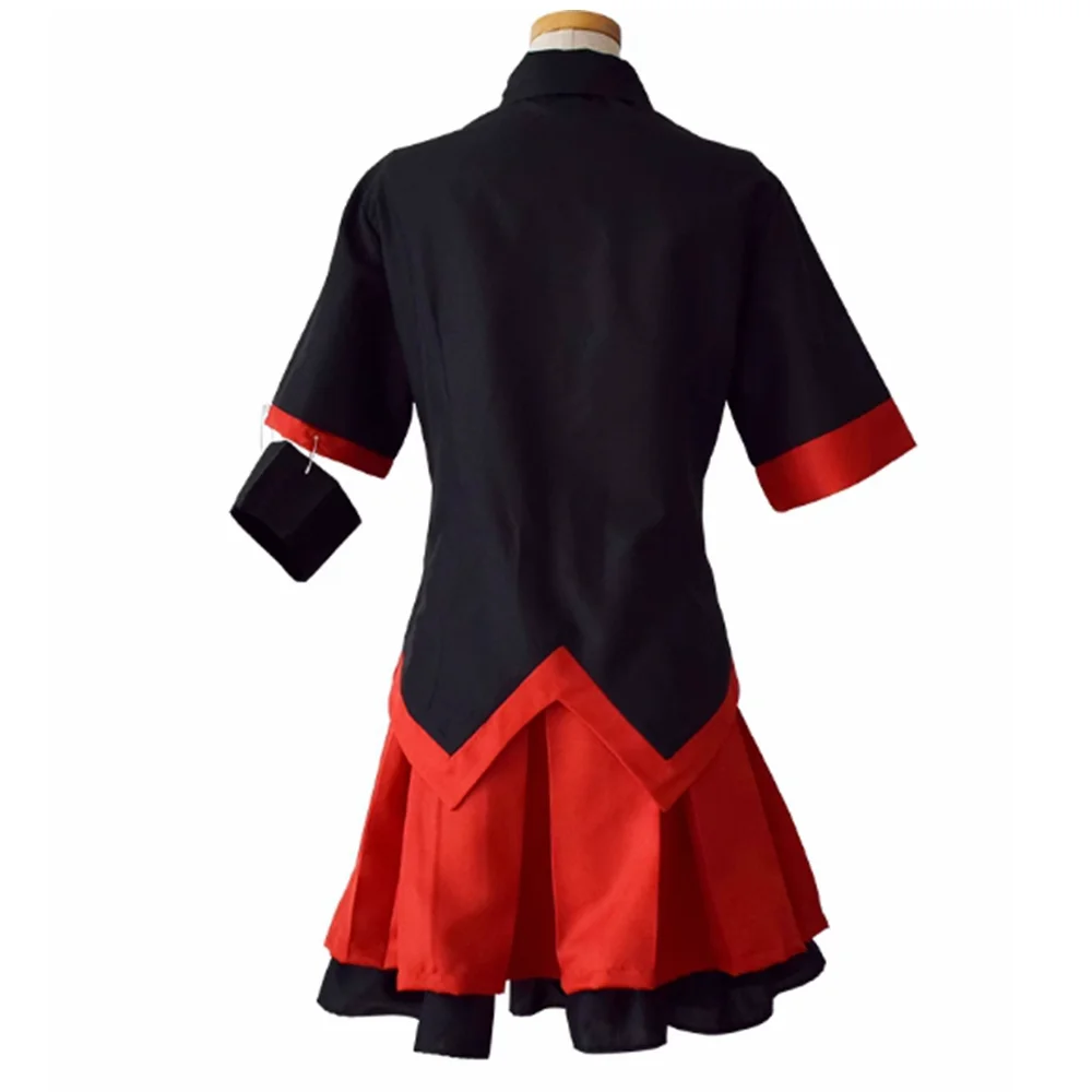 Unisex Anime Cos Kisaragi Saya Cosplay Costume Uniform Custom Size