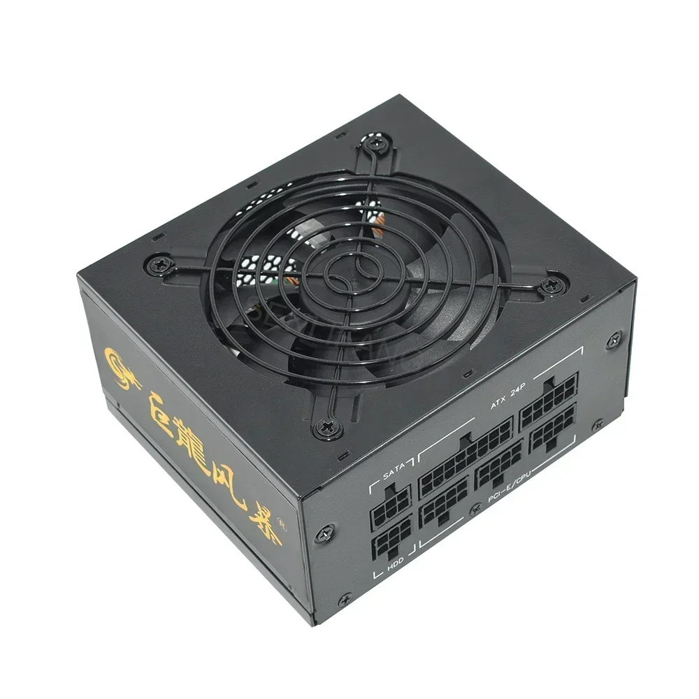 Julongfengbao 80プラスブロンズsfxマイクロ400w 600w psu 110-230vアクティブモジュールフルモジュール高効率コンピューター電源