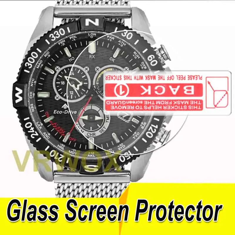 

2PCS/3PCS Glass Screen Protector For CB0160-51L CB5001-57E ECB-500D-1A CB5861-59E CB5866-55E Watch,2.5D Rounded Edges 9H