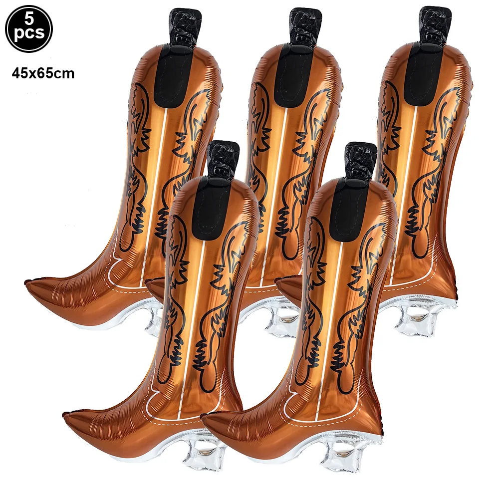 Western Cowboy Pferd Racing Thema Party Decor Hängen Banner Aufblasbare Stiefel Pistole Pferd Ballon Geburtstag Party Decor Liefert – Detail 3