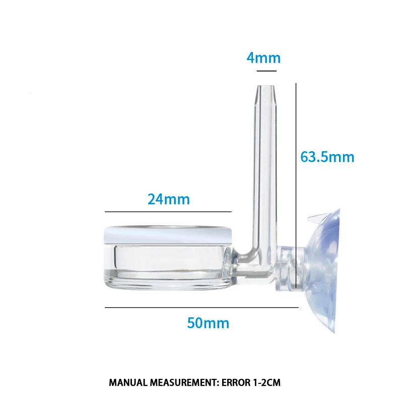 Aquarium CO2 Vernebler Aquarium Generator Druckminderventil Zubehör Nano Integrierter Alek Transparenter CO2 Diffusor – Detail 4