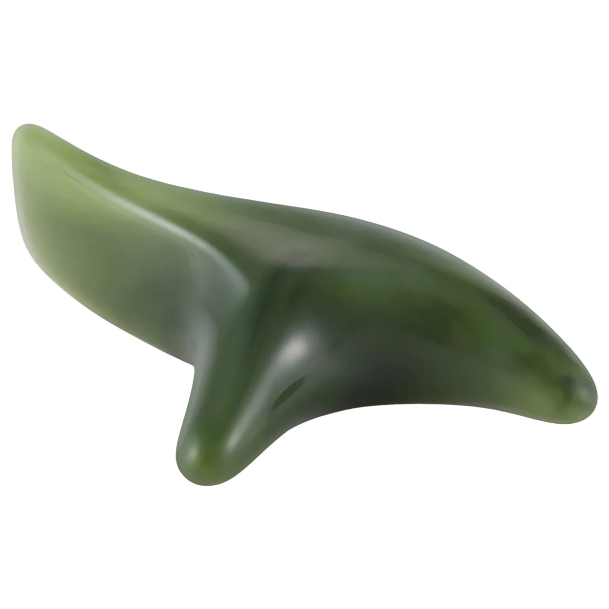 New Natural Green Beeswax Jade Face Gua Sha Triple-Cornered Massager Board Rod Body Foot Acupoint Massage Stick Health Tool