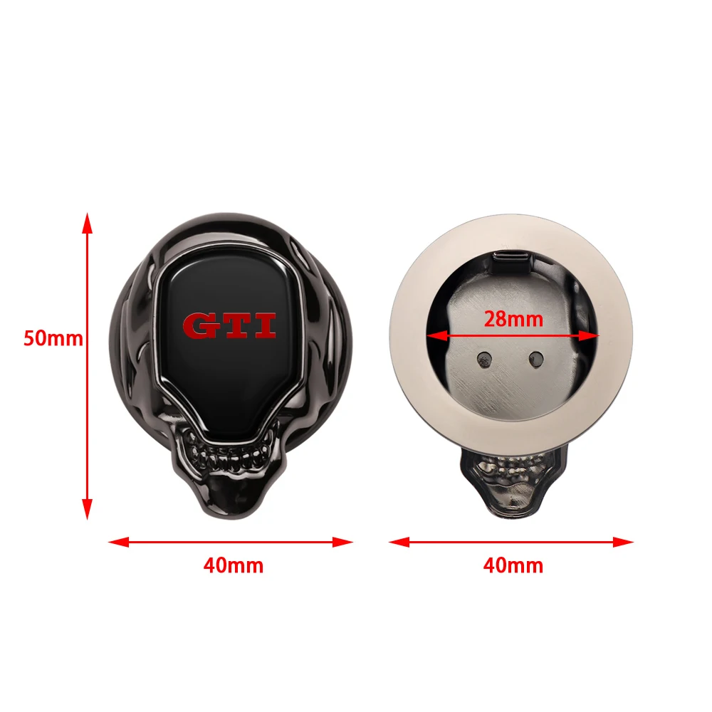 Car Styling Engine Ignition One-key Start Button Metal Alloy Sticker For Volkswagen GTI Bora MK7 Beetle Passat b6 Touran Tiguan