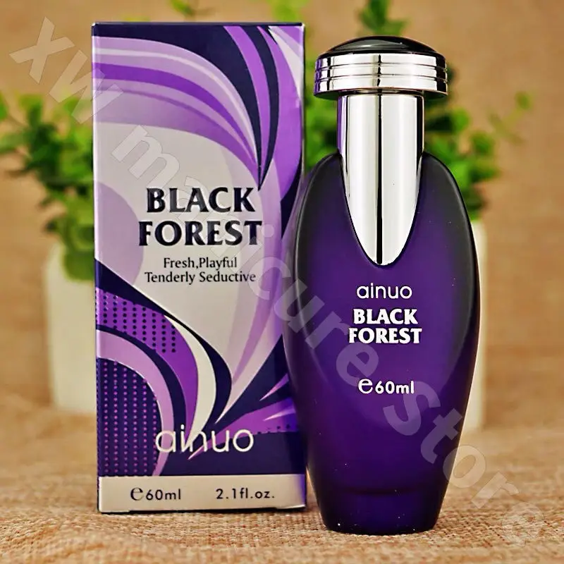 Parfum Wanita Black Forest, parfum Rose vanila Charm Eau De Toilette tahan lama aroma segar dan alami penghilang bau 60ML