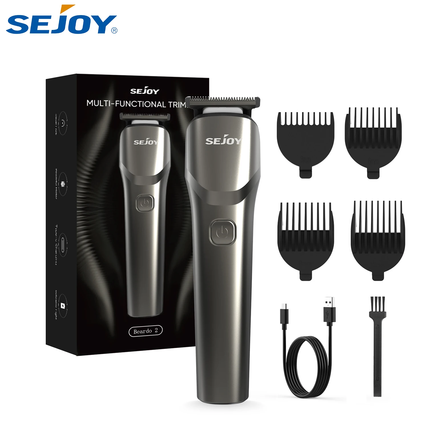 

Машинка для стрижки волос Sejoy, электрические парикмахерские триммеры для волос для мужчин, взрослых и детей, беспроводная перезаряжаемая машинка для стрижки волос, профессиональная