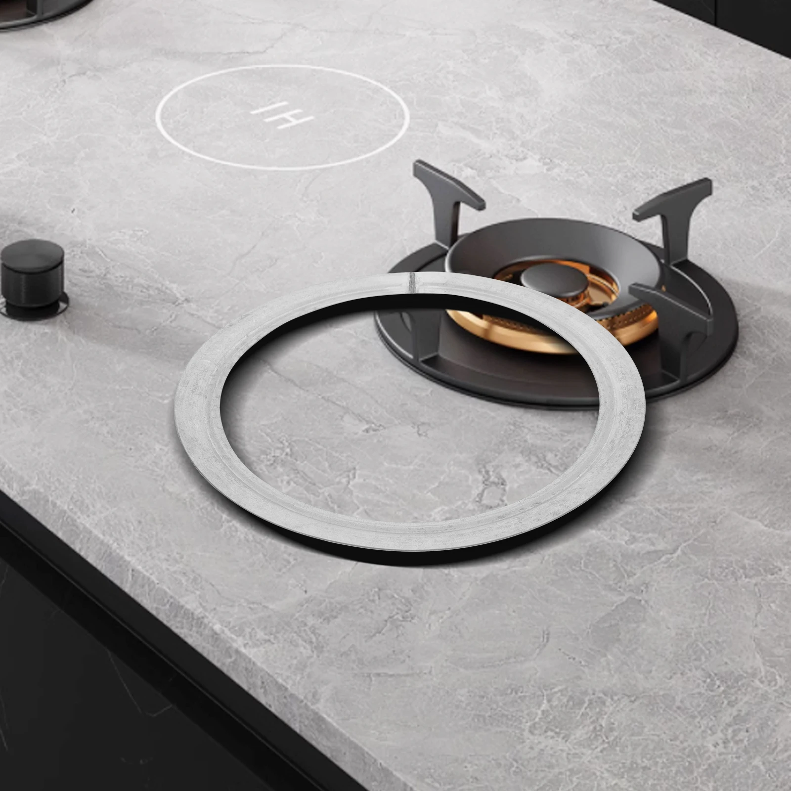 

nace Ring Washer Household Burning Stove Rings Silver Fireplace Chimney Caps