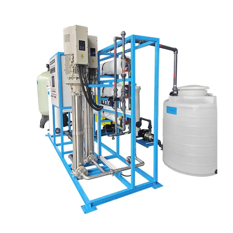 Industrial Water Filter Products High Filtration 3 Stage Water Purifier Ro System Sea Water Purification Desalination Plant