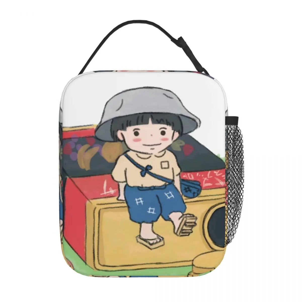 Setsuko-Bolsa de almuerzo con aislamiento, bolso de viaje de tela Oxford a la moda, personalizable