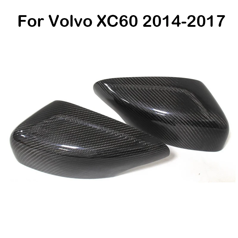 

For Volvo XC60 2014-2017 Real Carbon Fiber Retrofit Car Side Rearview mirror Cover Caps Add On/Replacement Style exterior parts