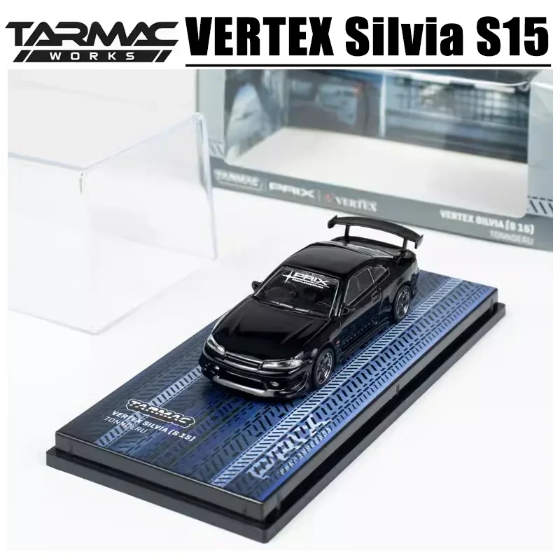 Tarmac Works 1/64 VERTEX Silvia S15 Alloy Toy Motor Vehicle Diecast Metal Model Gifts