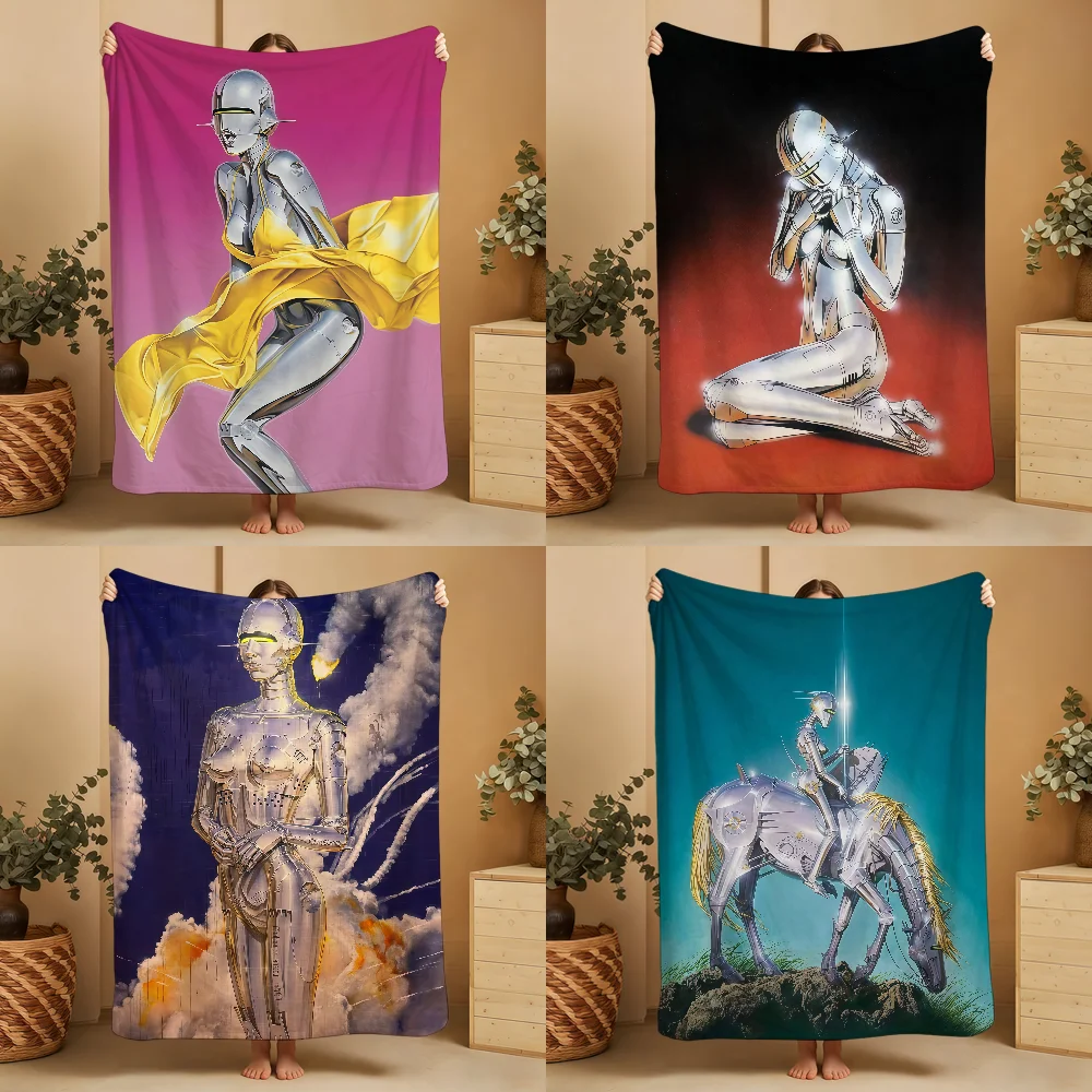 LUXURY H-Hajime-SorayamaS Blanket Throw Super Cosy Plush Living Room Sofa Couch Childish Birthday Gifts