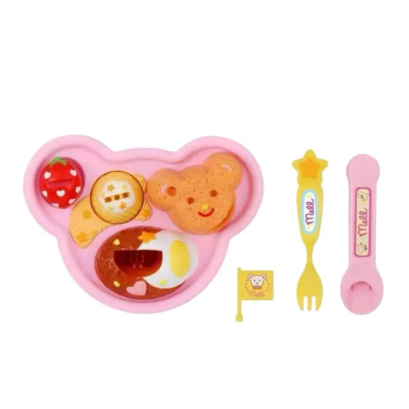 Ensemble de jouets pour enfants, jeu de rôle, cuisine de simulation avec boîte à ours et accessoires d'alimentation