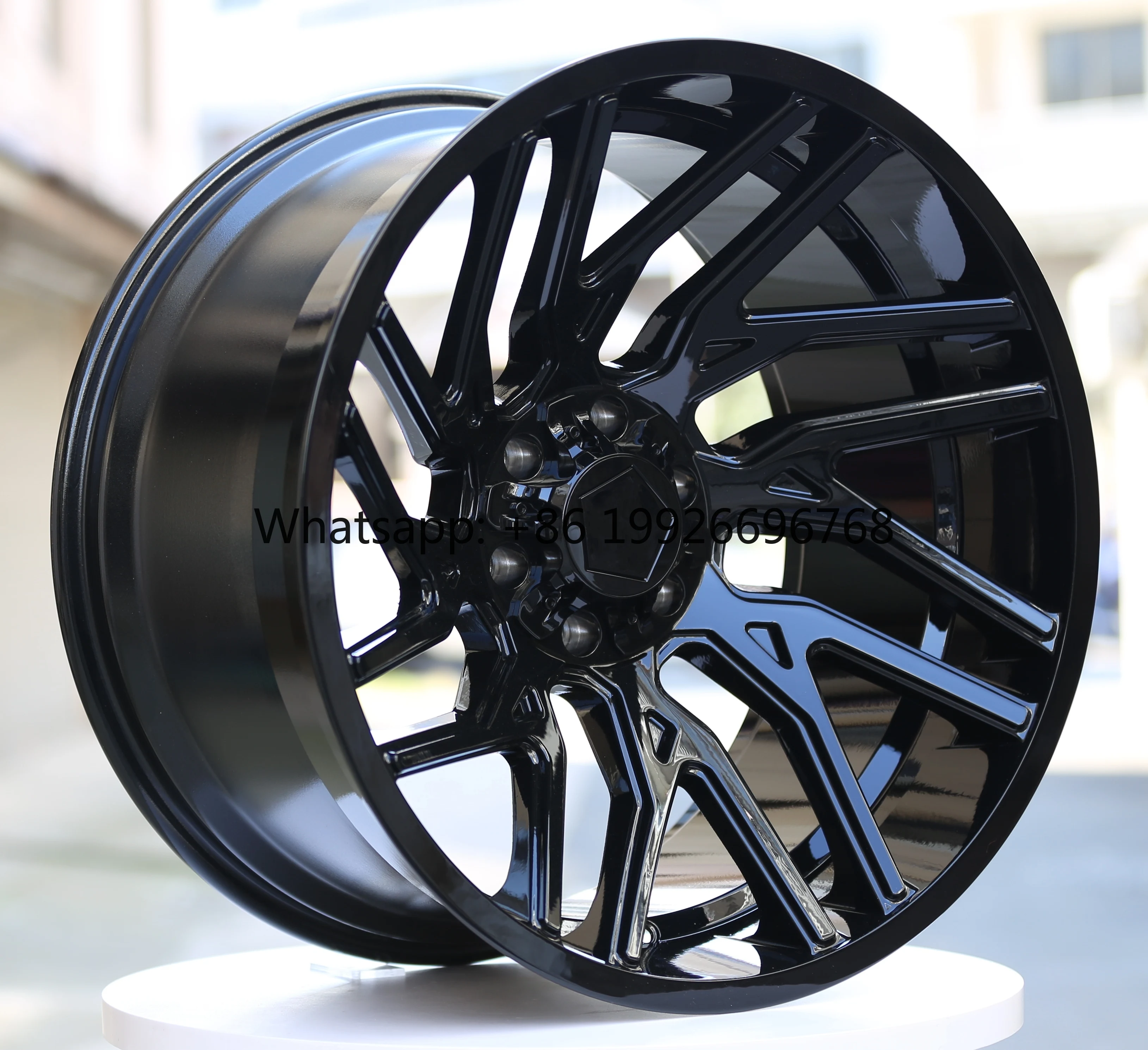 

Compatible Alloy Wheels for Hilux F150 Bronco Pajero for Dodge for Ram Chevy Pickup 22*12 -44 6x5 6x5.5 Off-Road