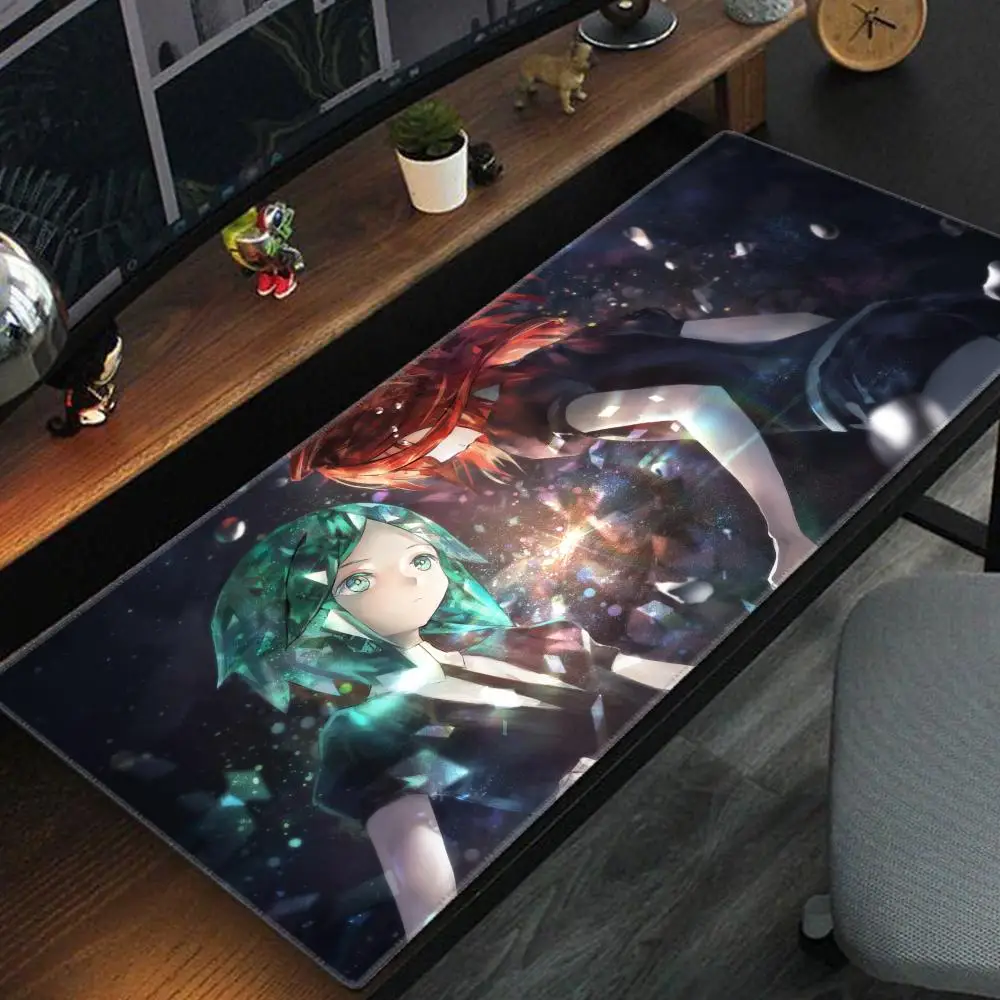 Anime Mousepad With Pad gaming accessories Prime Gaming XXL H-Houseki no Kuni Cinnabar Mousepad Keyboard Pad Stitch Padding Mat