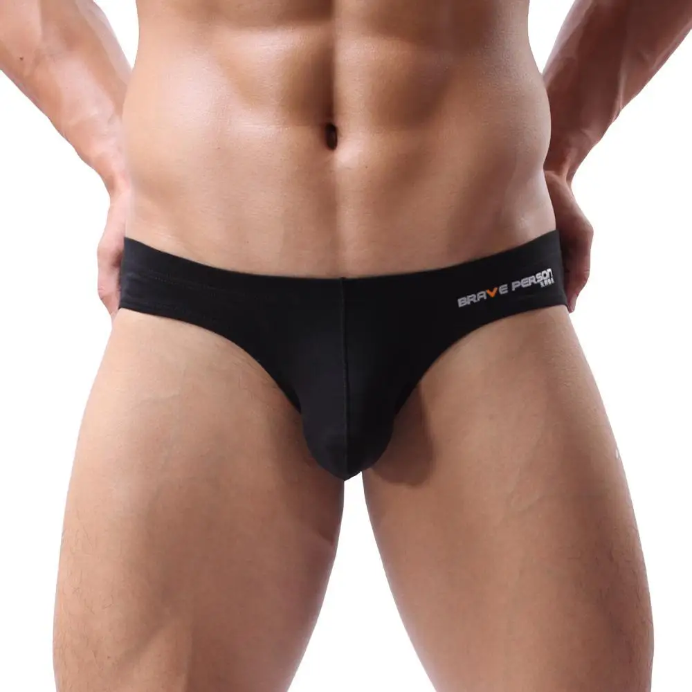 BRAVE PERSON Men\'s Briefs Sexy Underwears Cotton Male Panties Briefs Shorts Big U convex Pouch Underpants For Man