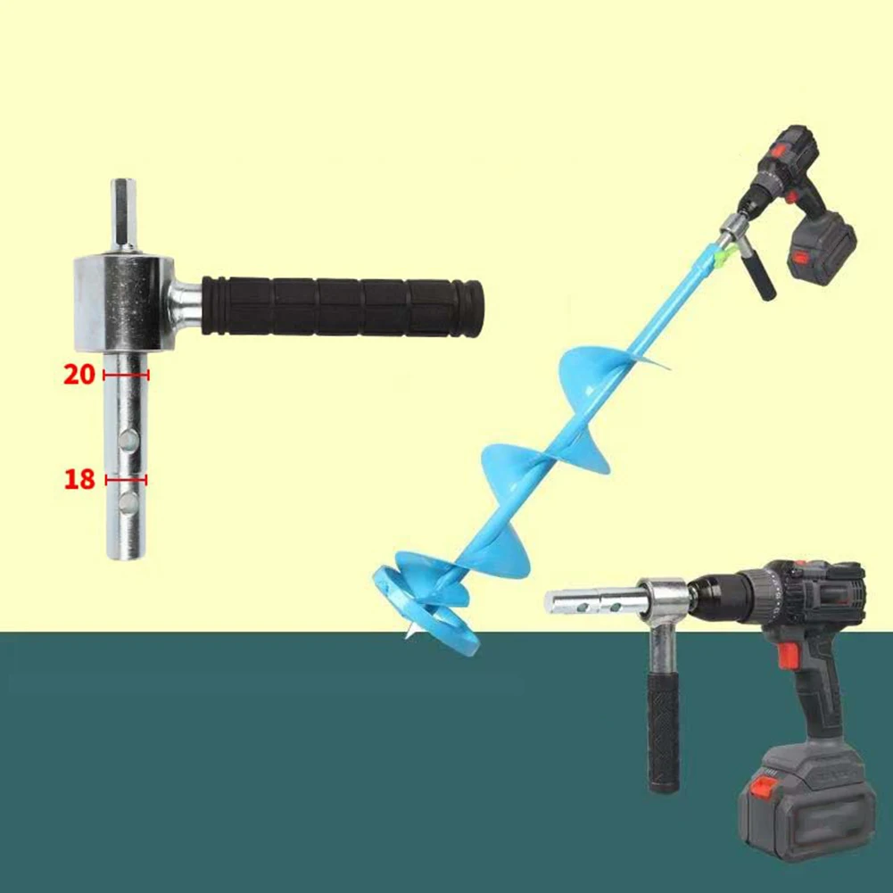 

Шестигранный адаптер для электрического ледяного шнека 18 мм 20 мм с эргономичной противоскользящей ручкой и конструкцией быстрого подключения для эффективного использования