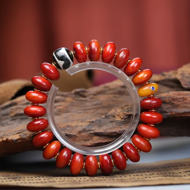 Handmade Tibetan-style jewelry including bracelets and bangles