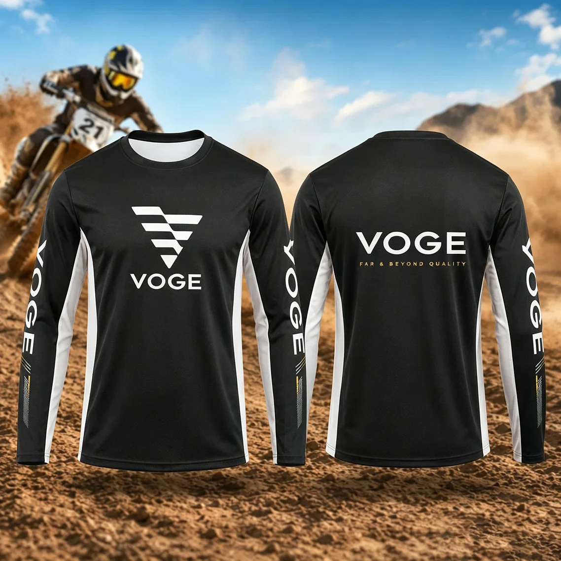 2026 Bestseller VOGE Motorradfahrer Langarm-Kinder-T-Shirt, Abenteuer-Touring-Ausrüstung, Atmungsaktive Schnelltrocknende Outdoor-Fahrbekleidung – Detail 7