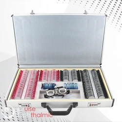 Optometric Premium Trial Lens Set MT266 A1 266 pcs Rim Full Aperture 36mm Colored Metal Rim FDA  CMT266-A4 Ship From Poland