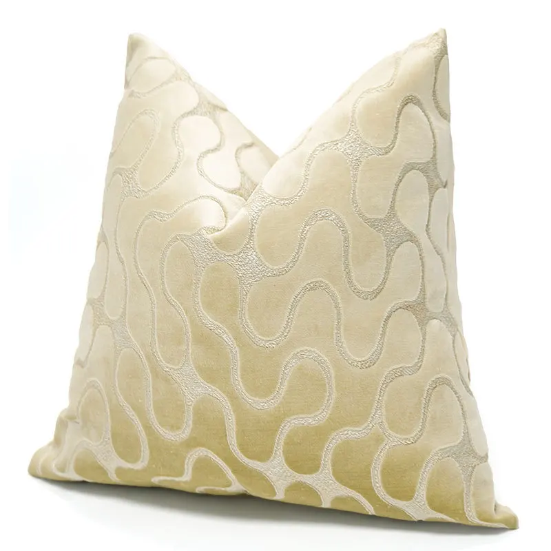 1pc Thick Velvet Cushion Cover High-End Geometric Decorative Pillowcase 30*50 45*45 50*50 Throw Pillow Cover for Sofa Home Decor