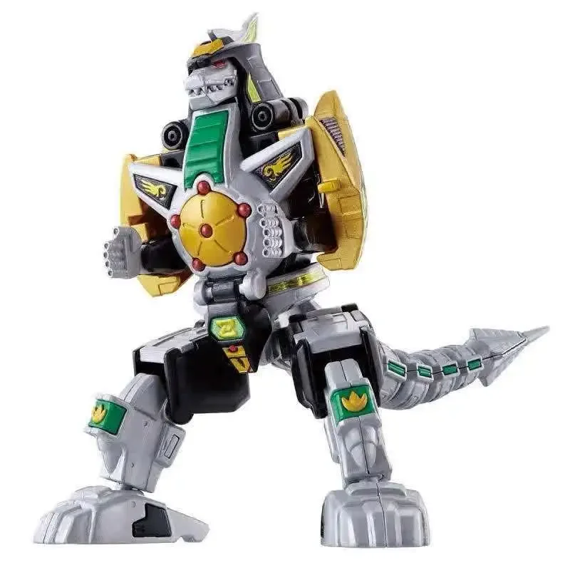 Original Bandai Mighty Morphin Power Rangers Figures Super Minipla Action Figure Soul Of Chogokin Thunder Megazord Figurine Toys