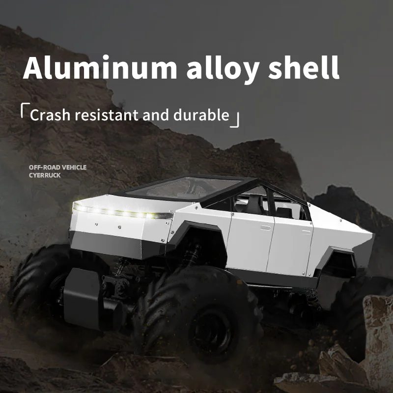 1:8 Alloy Off-road Remote Control Car, Super Large Four-wheel Drive Charging Big-foot Climbing Car, Simulated Sound Effects