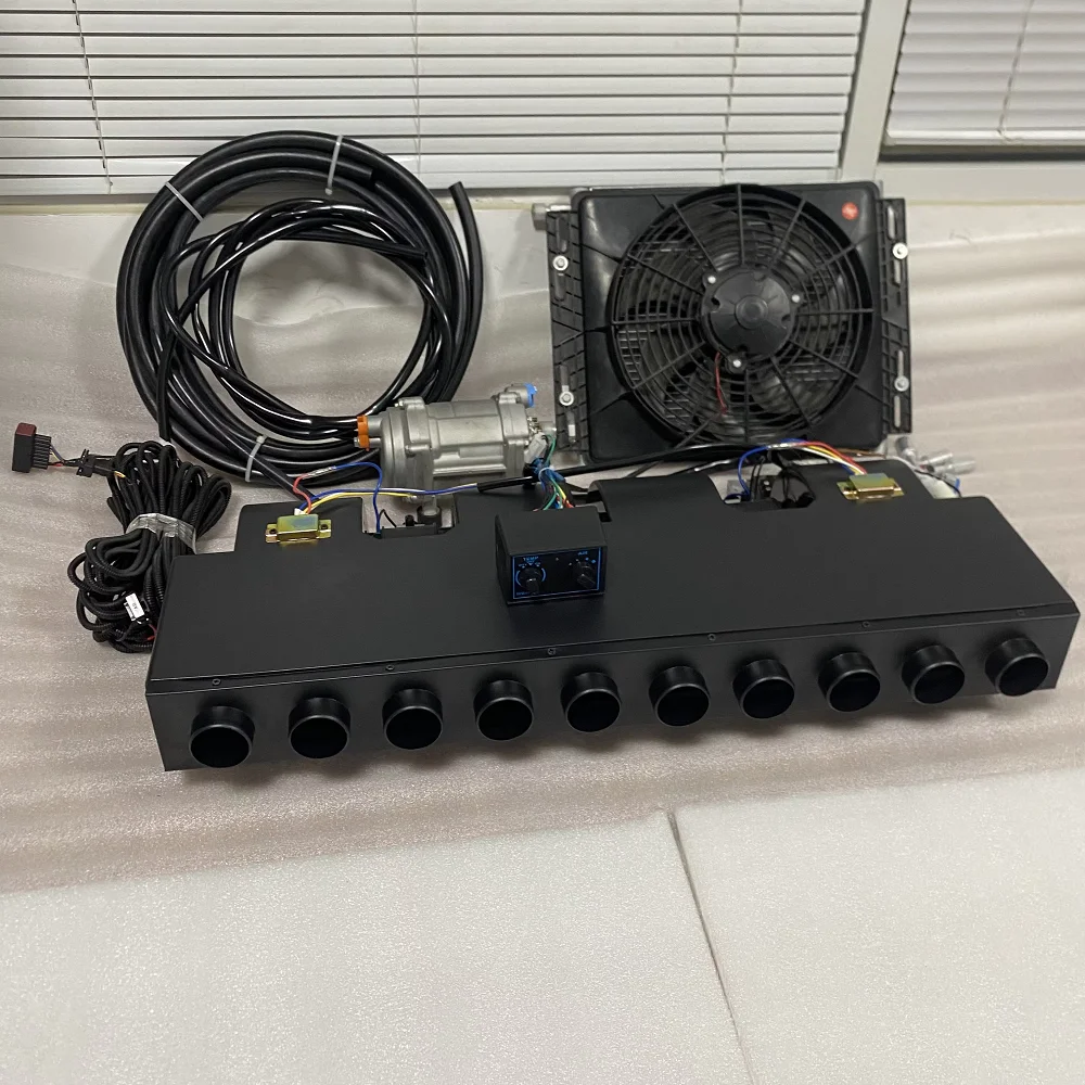 Electric 24V Car Under-dash AC Kit Other Air Conditioning System for 12V Auto RV Camper